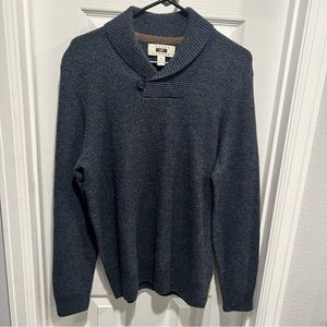 Shawl collar sweater